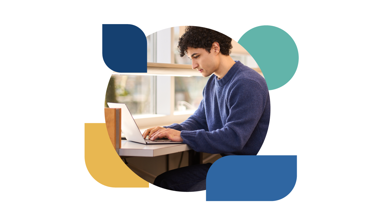 Imagen de estudiante dedicado